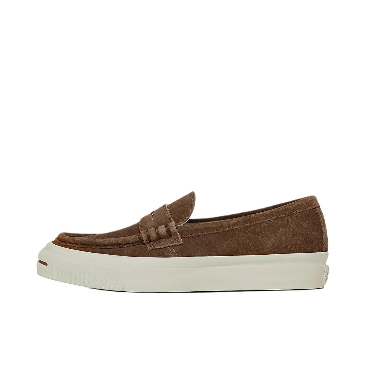 推荐商品：Converse/匡威 Jack Purcell SLIP-ON 柔软 防滑 低帮 圆头 帆布鞋 Graphpaper联名/棕色