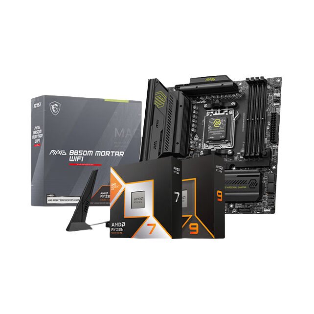 推荐商品：AMD R7-9800X3D + 微星B850芯片组 板U套装 独立大版 游戏利器