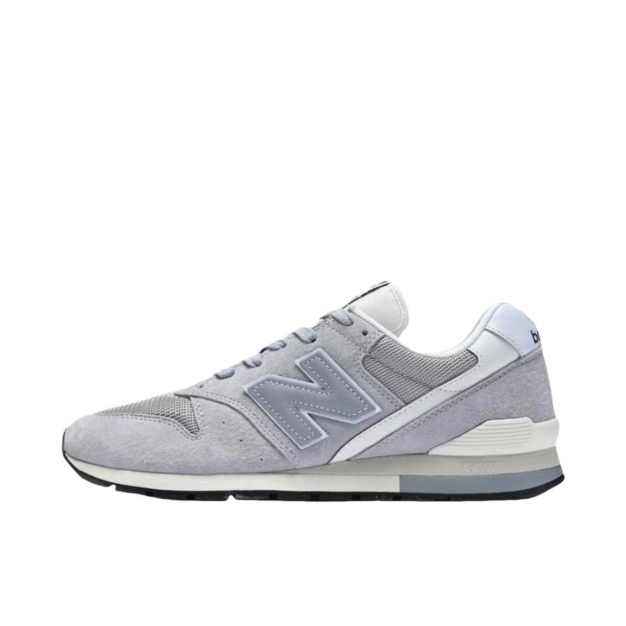 推荐商品：New Balance 996 织物 时尚复古 减震轻便 防滑耐磨 舒适透气 支撑 包裹性 增高 薄底 马拉松 人造革 防水 慢跑 运动休闲鞋 D宽/灰色/白色