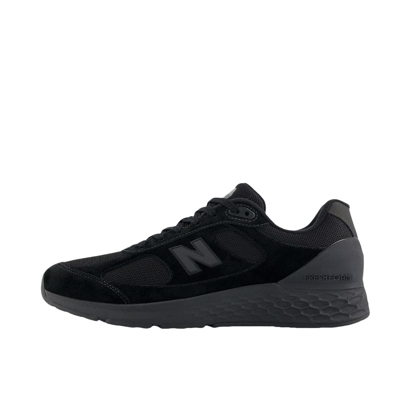 推荐商品：New Balance 1880 跑鞋 防滑耐磨缓震休闲网布透气舒适百搭复古时尚织物合成革马拉松支撑 2E/黑色 