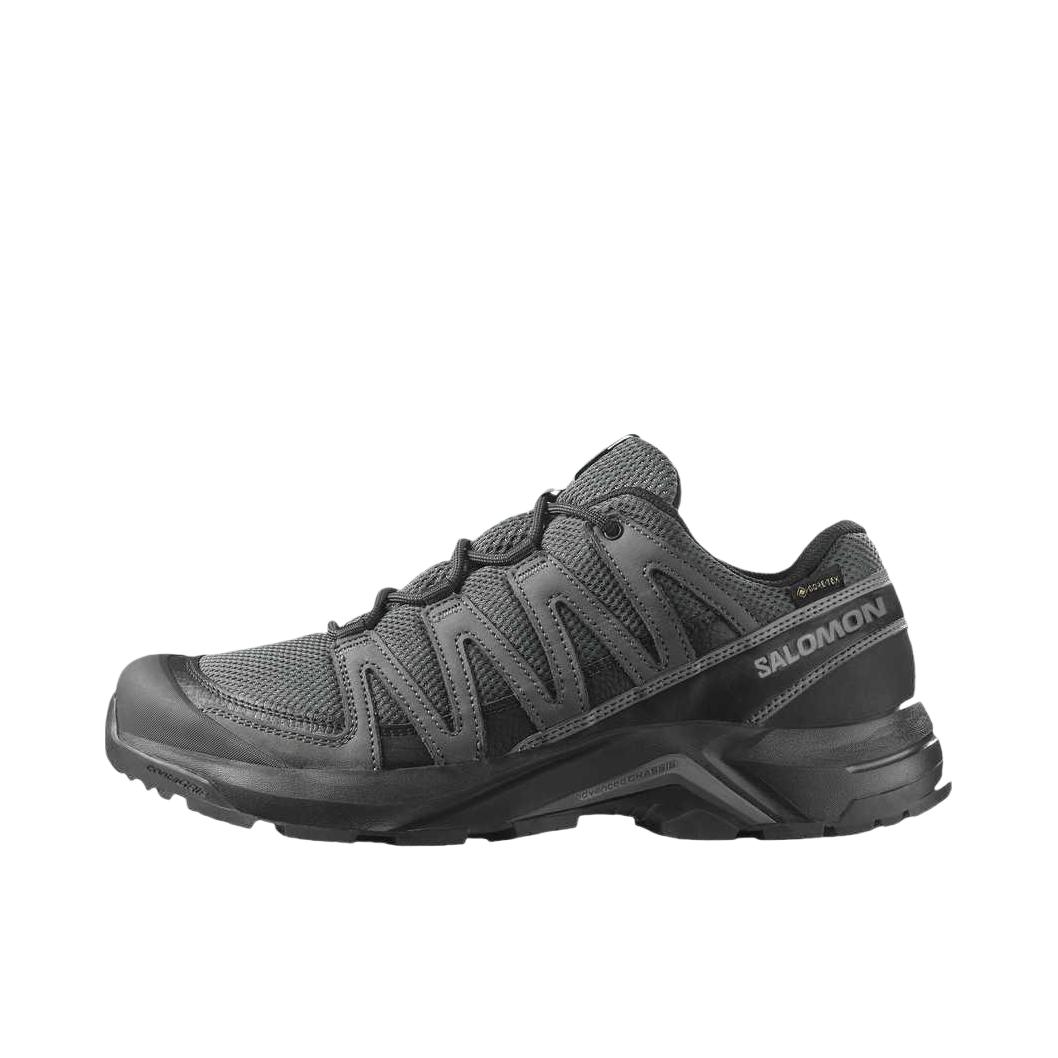 推荐商品：Salomon/萨洛蒙 X-ADVENTURE 中帮 抓地 耐用 防水 越野 系带 徒步鞋 黑色