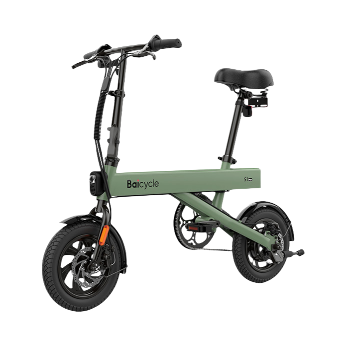 推荐商品:Baicycle 小白 S1MAX 36V9AH 折叠 锂电池 铝合金 电动自行车