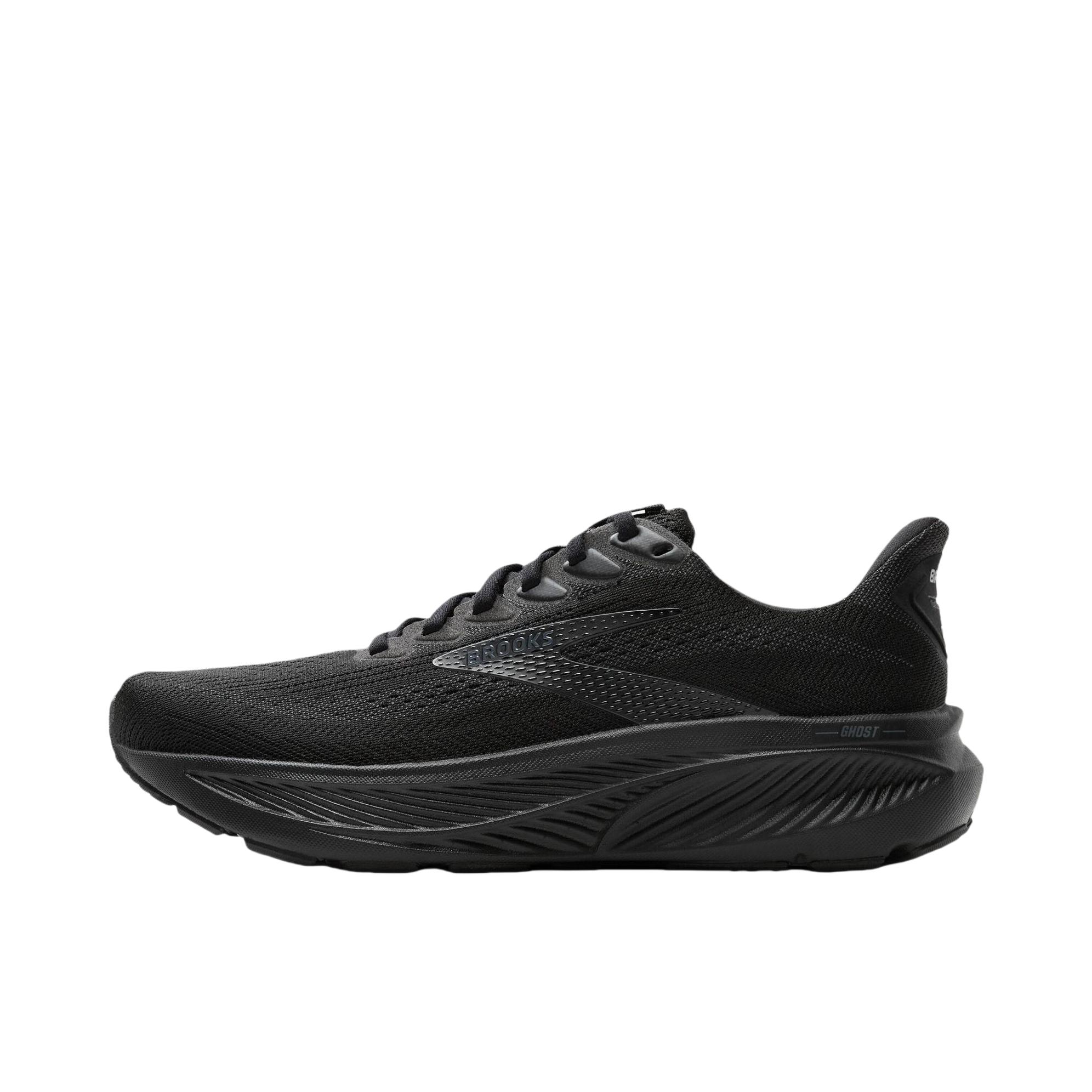 推荐商品：Brooks/布鲁克斯 Ghost幽灵17 缓震 运动 系带 回弹 跑鞋 2E宽/黑色