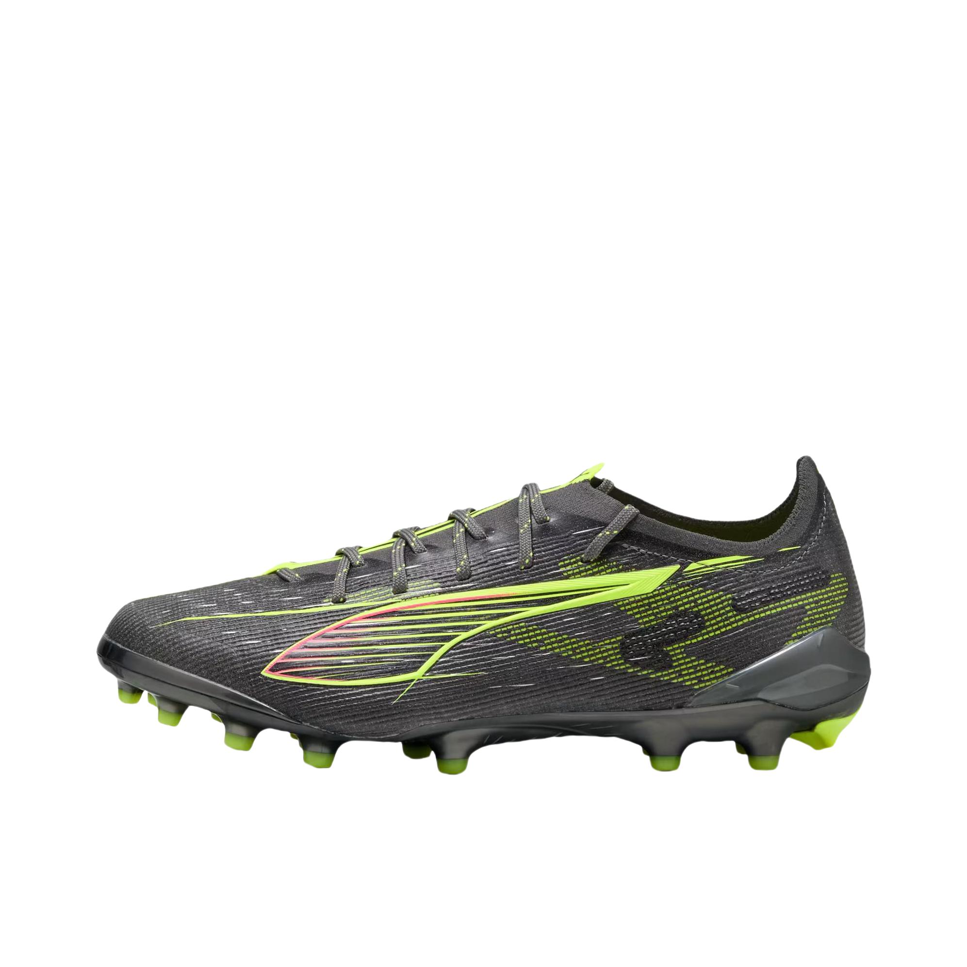 推荐商品：Puma/彪马 ULTRA 5 ULTIMATE AG 顶级 舒适透气 防滑耐磨 稳定灵活 长钉 胶质 足球鞋 钉鞋 哑光做旧银/黄色/杏仁色