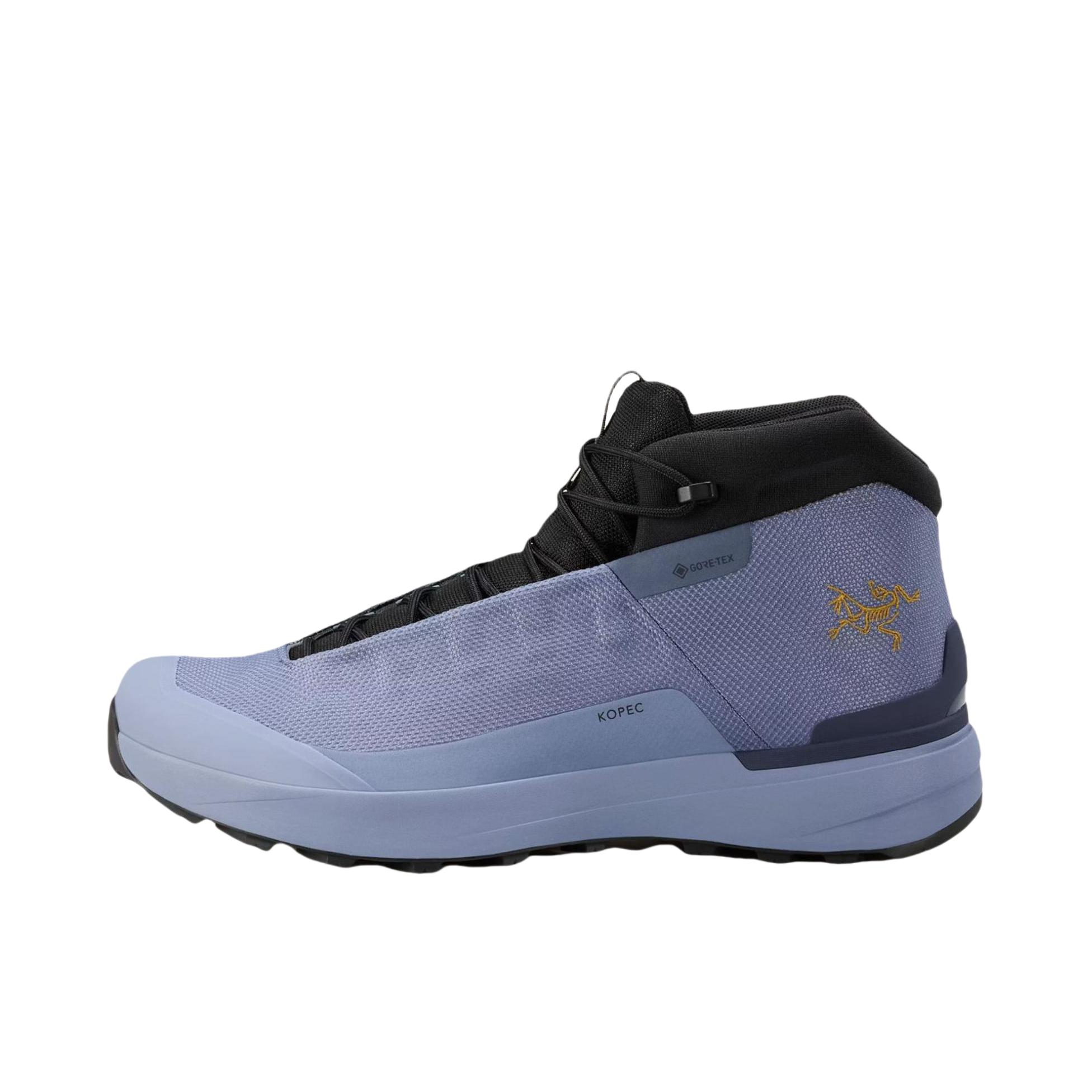 推荐商品：Arc'teryx/始祖鸟  Kopec Mid GTX  舒适透气 防滑耐磨 百搭时尚  户外鞋 蓝色