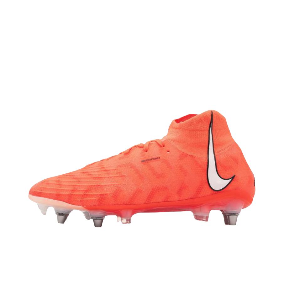推荐商品：Nike Phantom Luna Elite FG 超顶级 胶质长钉 天然草地人造草地 防滑耐磨 舒适减震 透气 圆头织物 足球鞋 红色/纯白色 