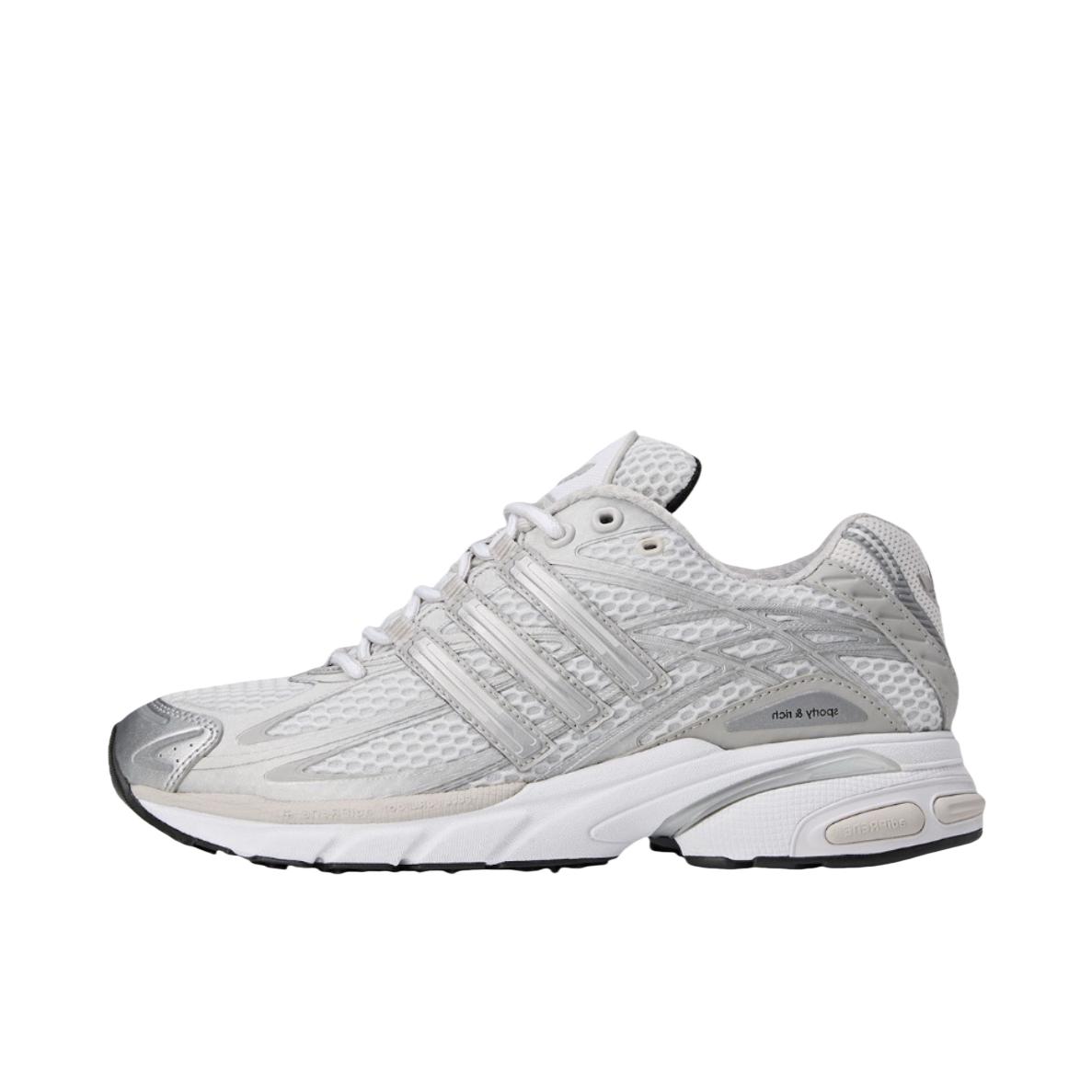 推荐商品：adidas Adistar Cushion 舒适减震 防滑耐磨 网面透气 织物 支撑 复古简约 跑鞋 Sporty联名/灰色