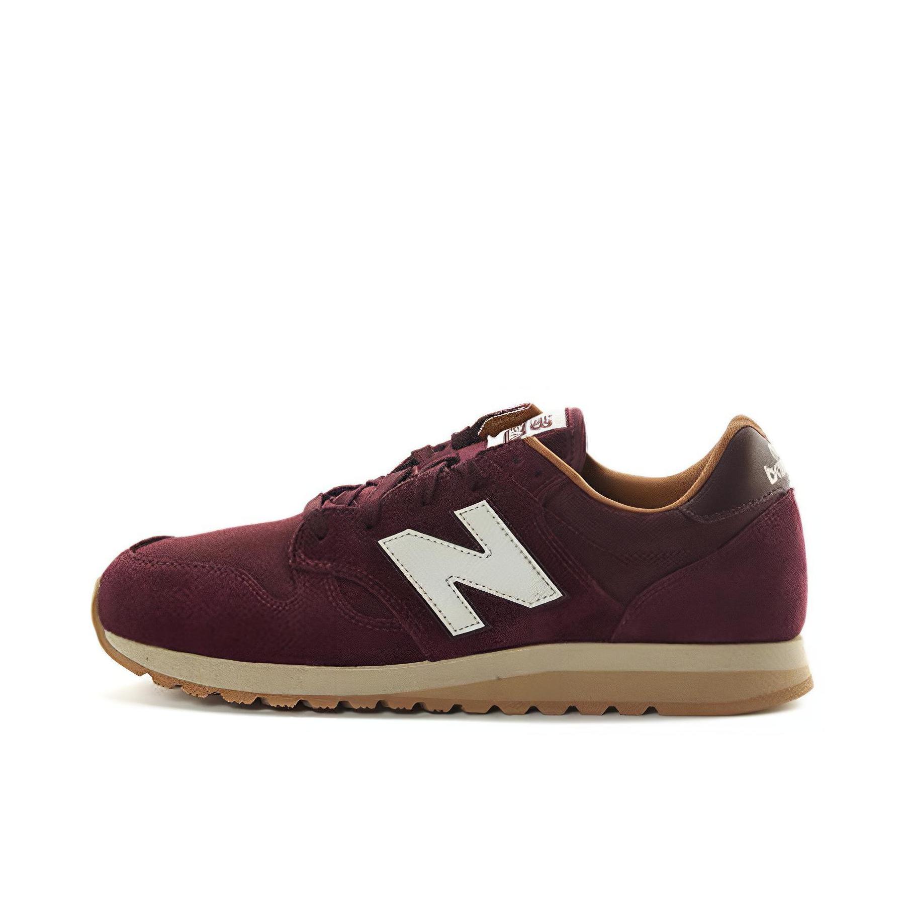 推荐商品：New Balance 520 运动休闲鞋 时尚百搭减震防滑耐磨舒适透气织物复古低帮 Red 深棕