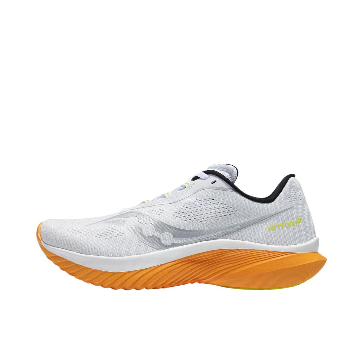 推荐商品：Saucony/索康尼 Kinvara 15 菁华 缓震透气 回弹 网布 体考 训练 轻便 竞速 马拉松薄底 支撑 包裹性 跑鞋 白色/银灰色