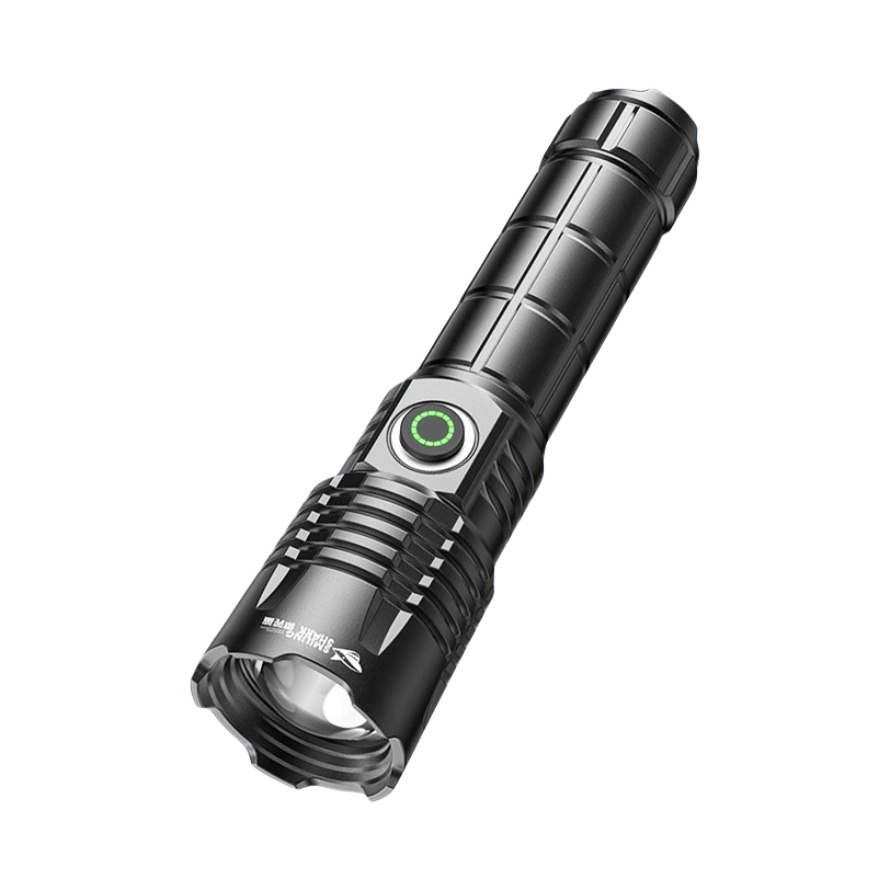 推荐商品：微笑鲨 强光 充电式 耐用 户外 登山 手电筒 SD-7163