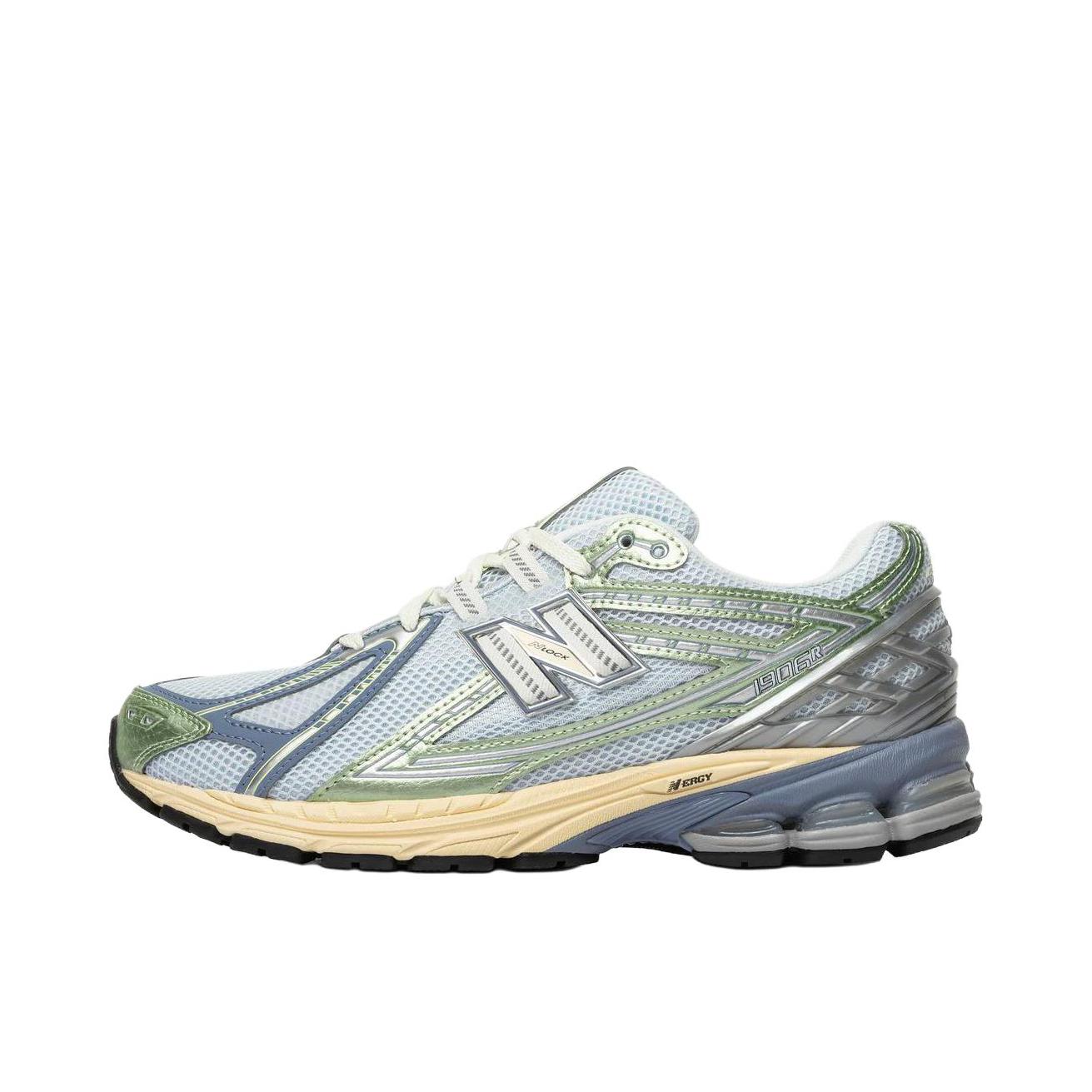 推荐商品：New Balance 1906R 跑鞋 网面透气防滑耐磨轻便复古防水运动贴合 D宽/蓝色/绿色