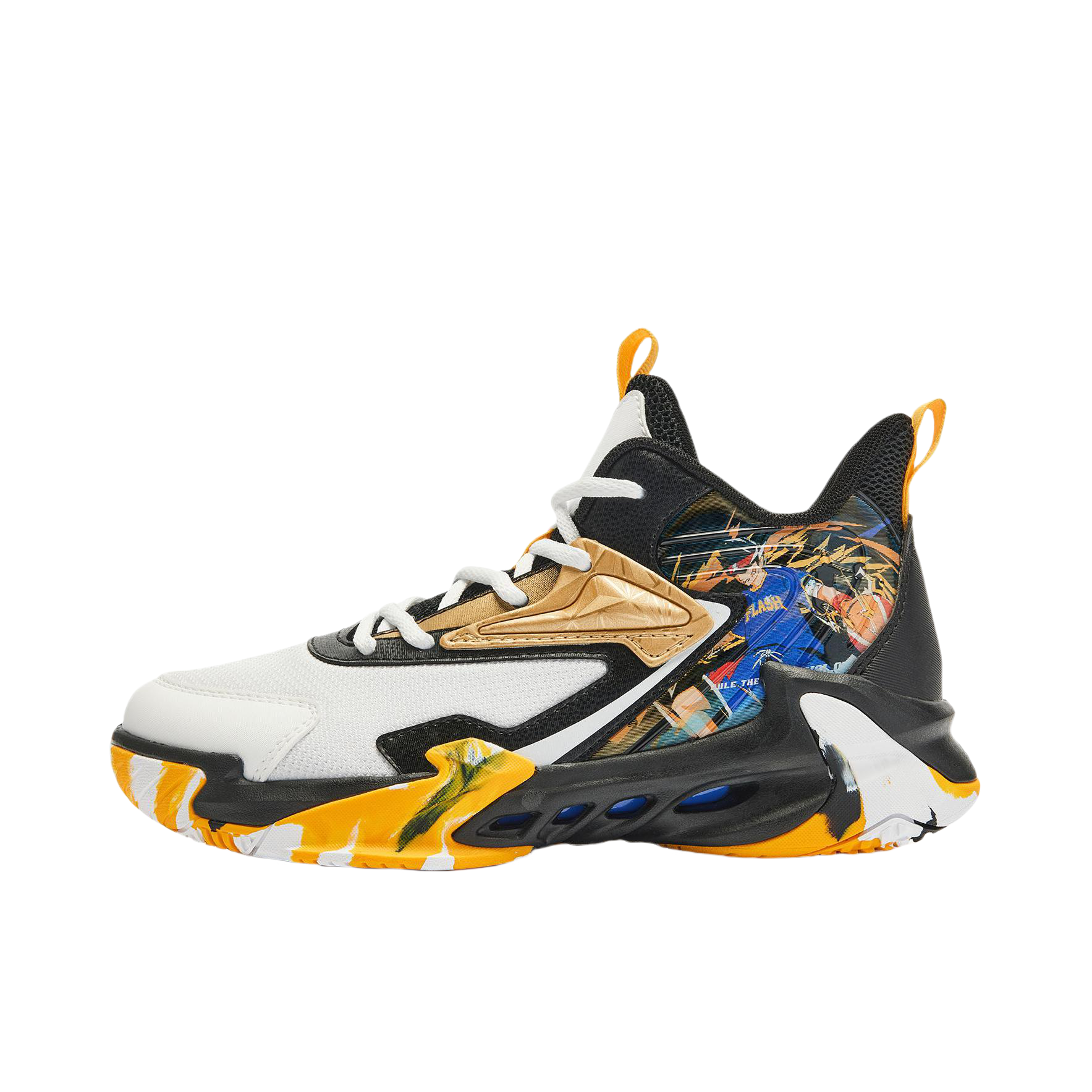 推荐商品：乔丹体育 低帮 橡胶 系带 厚底 儿童篮球鞋 QM4350106 大童/乔丹白/黑色