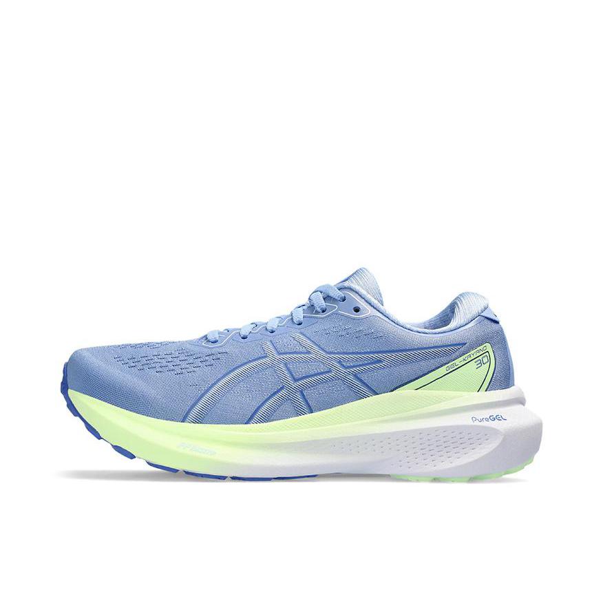 推荐商品：Asics/亚瑟士 Gel-Kayano 30 跑鞋 舒适透气轻便稳定足弓支撑防滑耐磨缓震轻量回弹慢跑圆头 女款/蓝色