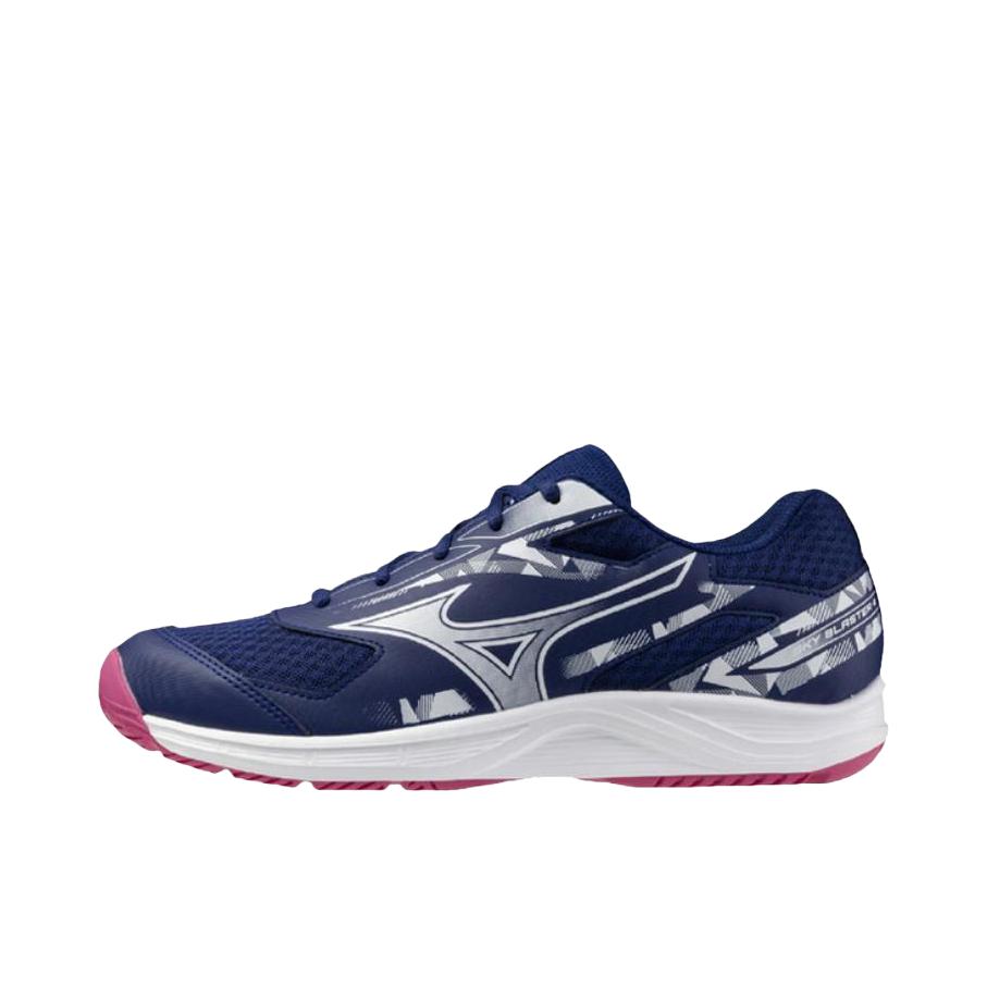 推荐商品：Mizuno/美津浓 Sky Blaster 4 百搭 防滑 透气 低帮 羽毛球鞋 蓝色
