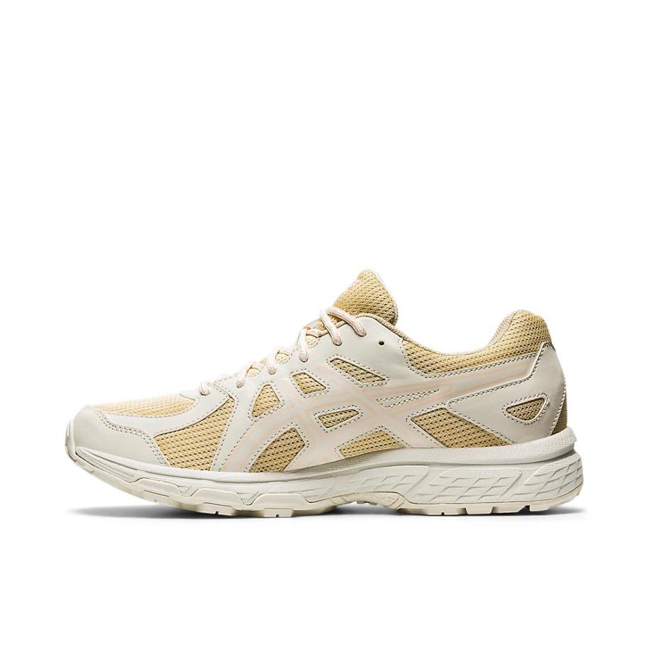 推荐商品：Asics/亚瑟士 Jog 100T 跑鞋 缓震防滑耐磨轻便透气运动圆头复古 米白