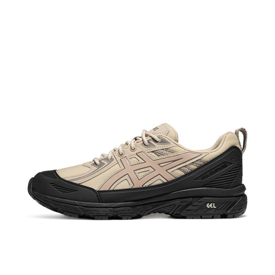 推荐商品：Asics/亚瑟士 Gel-Venture 6 Shield 跑鞋 防滑耐磨低帮圆头系带舒适百搭 黑色/灰色