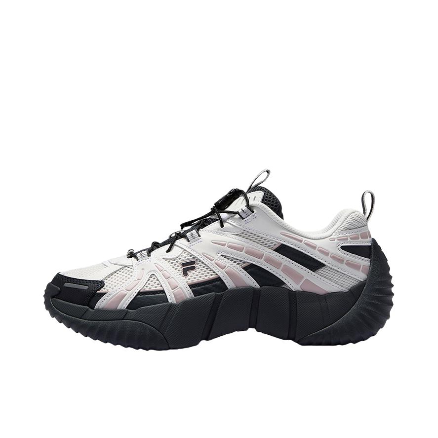 推荐商品：FILA/斐乐 BONE II 机能 低帮 抽绳 脊骨鞋 老爹鞋 女款/白中白/影黑色/灰色