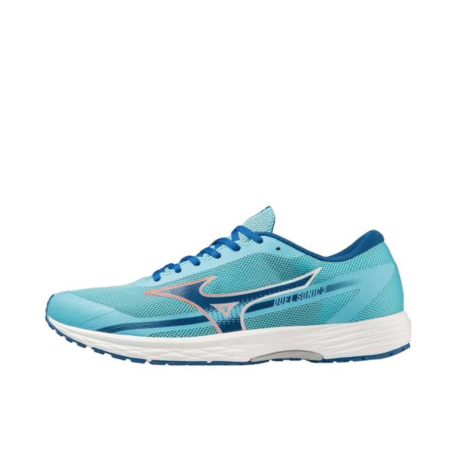 推荐商品：Mizuno/美津浓 Duel Sonic 3 休闲 减震防滑 低帮 耐磨 跑鞋 2E宽/蓝色 