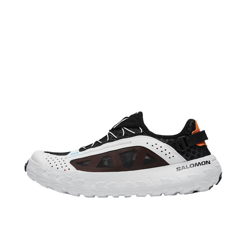 推荐商品：Salomon/萨洛蒙 SOLAMPHIBIAN 户外鞋 溯溪鞋 水陆两栖防水缓震织物轻户外网布包裹性徒步鞋防滑沙滩 白色