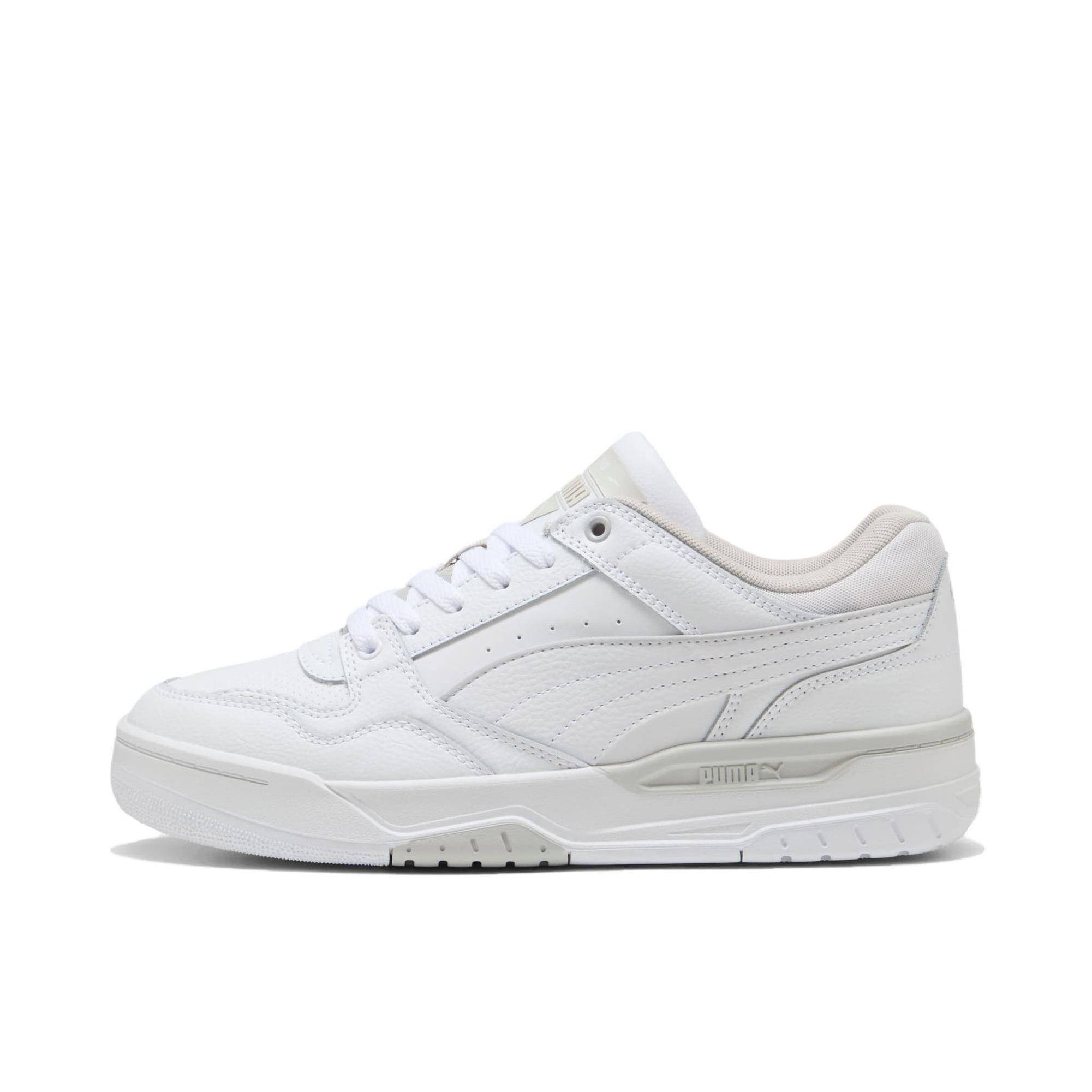 推荐商品：Puma/彪马 REBOUND 1948 板鞋 防滑耐磨舒适低帮橡胶时尚百搭复古贴合篮球风 白色/浅灰色