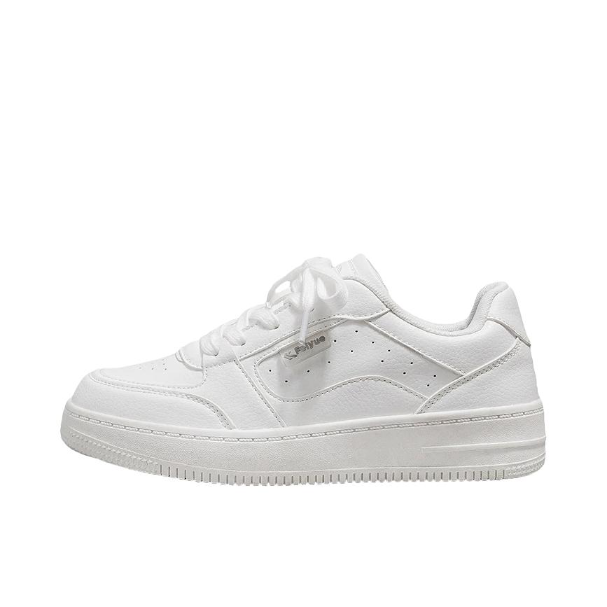 推荐商品：飞跃 百搭 厚底 软底 透气 板鞋 女款/白色