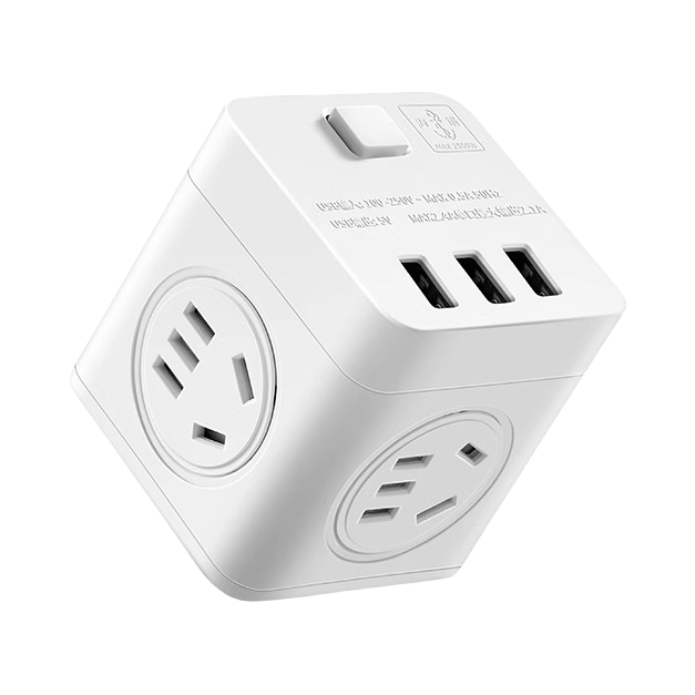 推荐商品：海锚 HM-105U 一转多头插座 快充 多功能 小巧便携