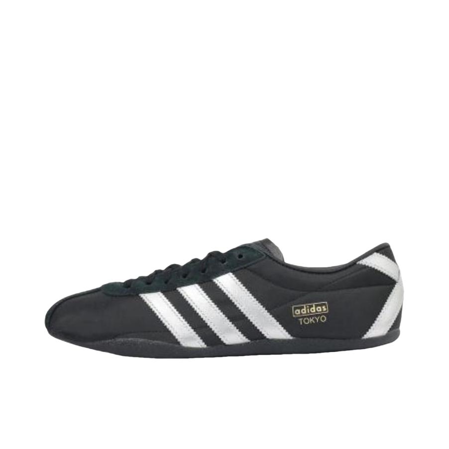 推荐商品：adidas Originals Tokyo 运动休闲鞋 德训鞋 防滑耐磨舒适低帮圆头平跟复古时尚百搭薄底 Billy's联名/女款/黑色/银色