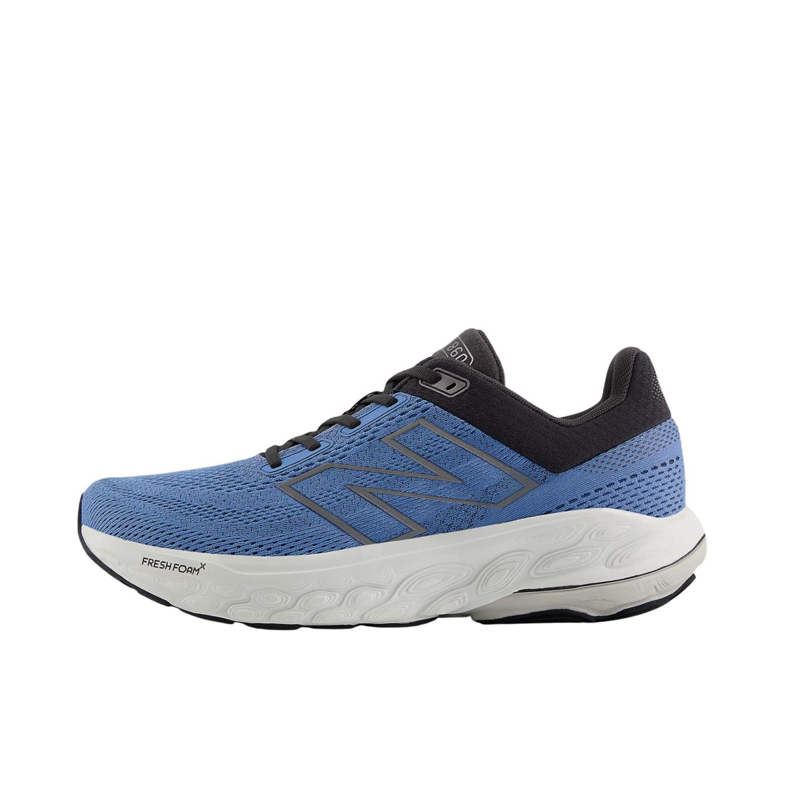 推荐商品：New Balance Fresh Foam X 860v14 跑鞋 减震网布透气防滑耐磨支撑圆头 D宽/蓝色/黑色