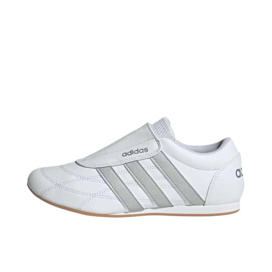 推荐商品：adidas Tekwen Sportschuhe 运动休闲鞋 柔软防滑耐磨低帮贴合 银色/白色