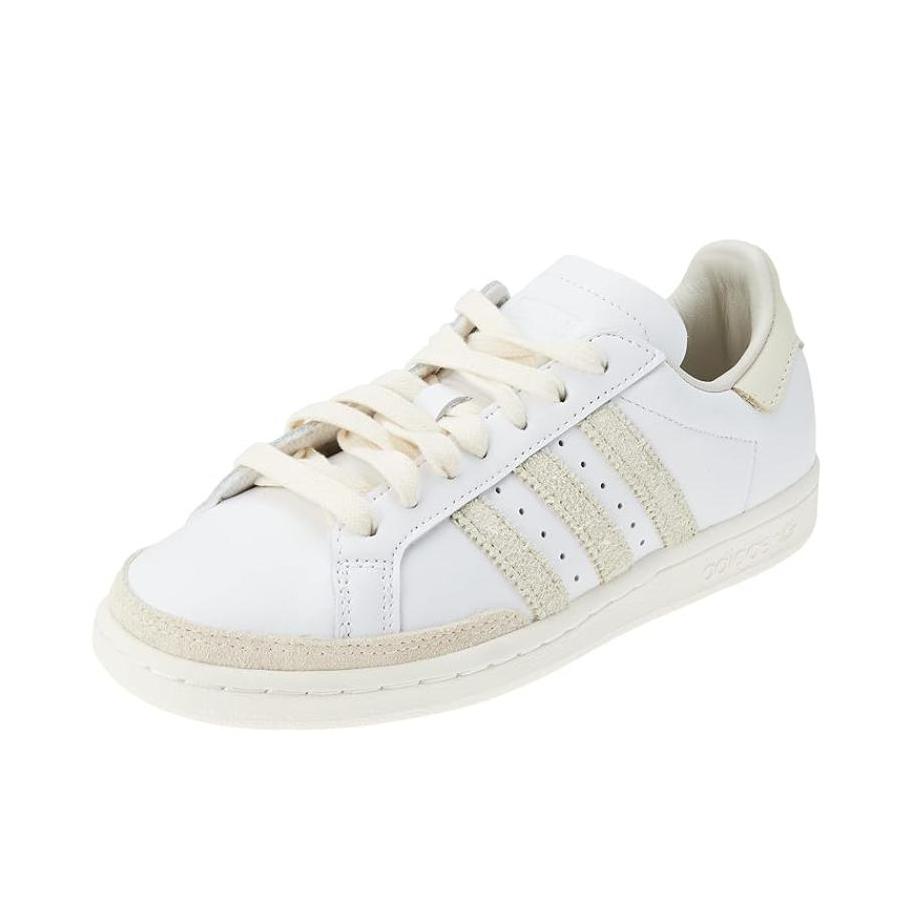 推荐商品：adidas Originals National Tennis 防滑 低帮 圆头 平跟 板鞋 女款/云白/乳白/灰白色