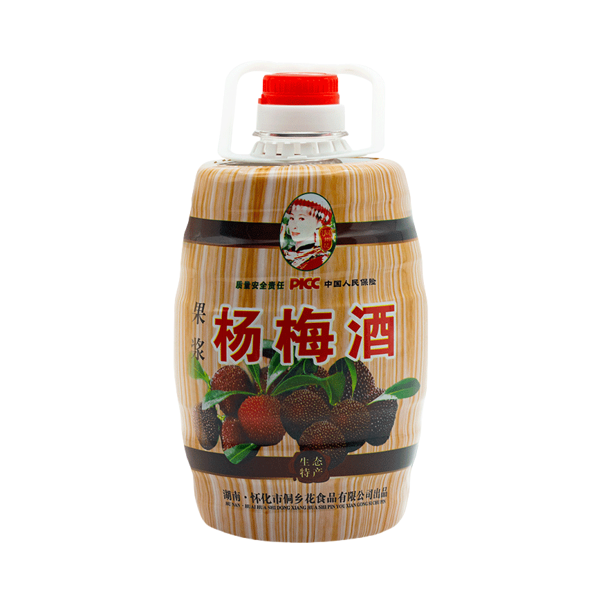推荐商品：洞乡花 杨梅酒 果酒 2.5L 10度 桶装