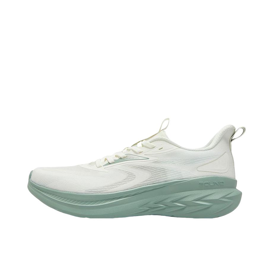 推荐商品：361度 飞羽3.0 跑鞋 网面透气软弹缓震轻便舒适轻质软底回弹防滑 羽毛白/红杉绿