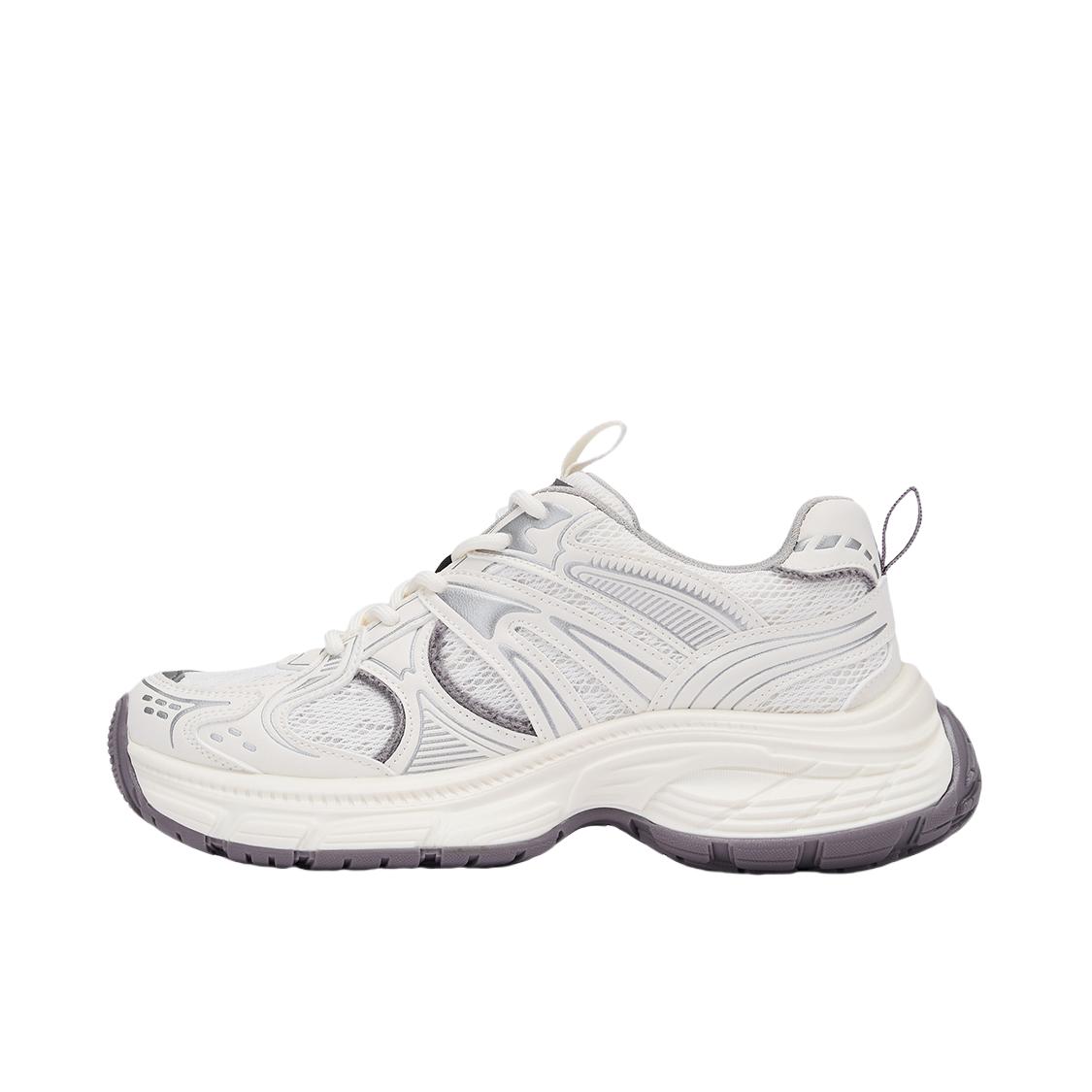 推荐商品：热风 百搭 休闲 低帮 圆头 老爹鞋 H42W25705 女款/米色/紫色