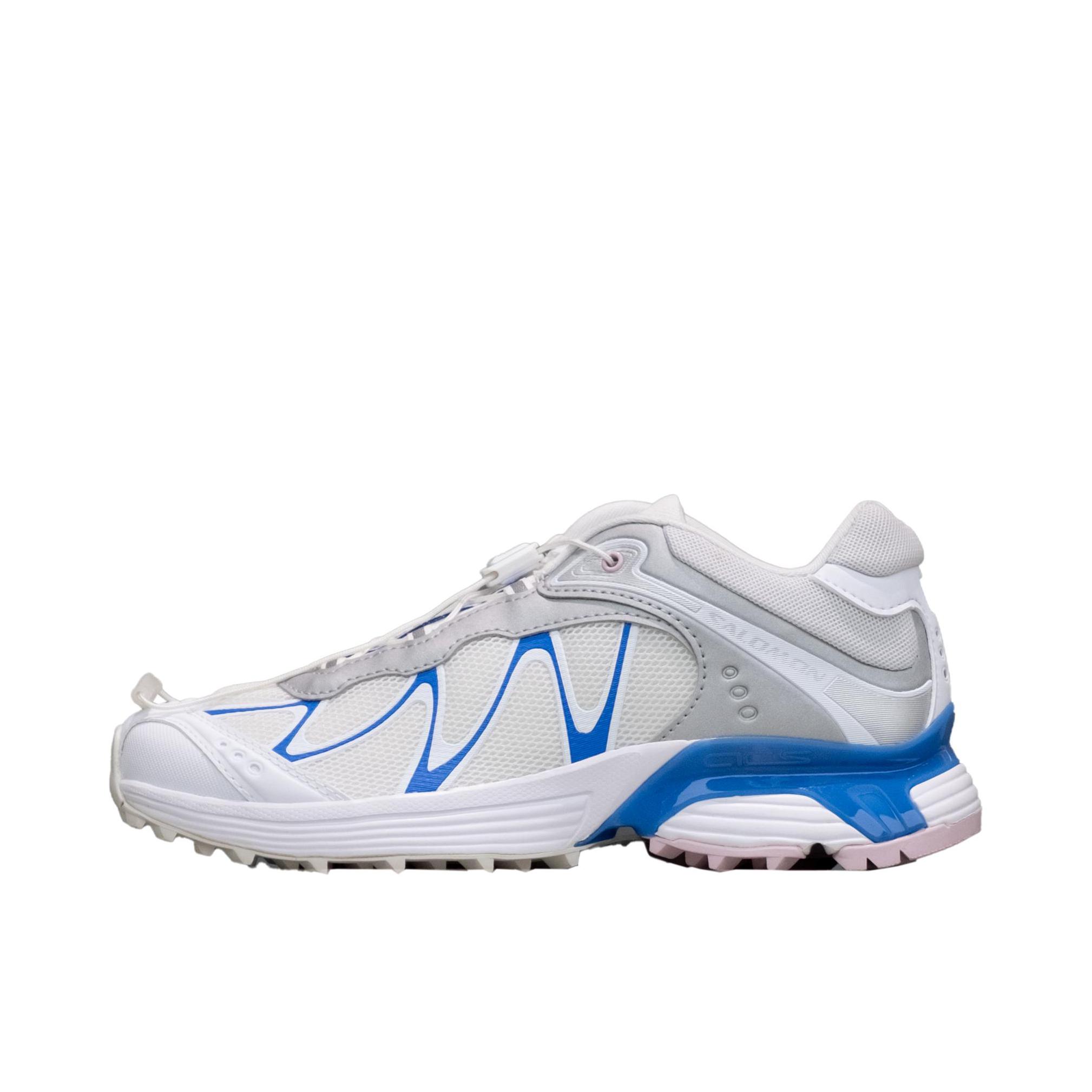 推荐商品：Salomon/萨洛蒙 XT-Whisper 百搭 防滑 耐磨 低帮 运动休闲鞋 白色/蓝色