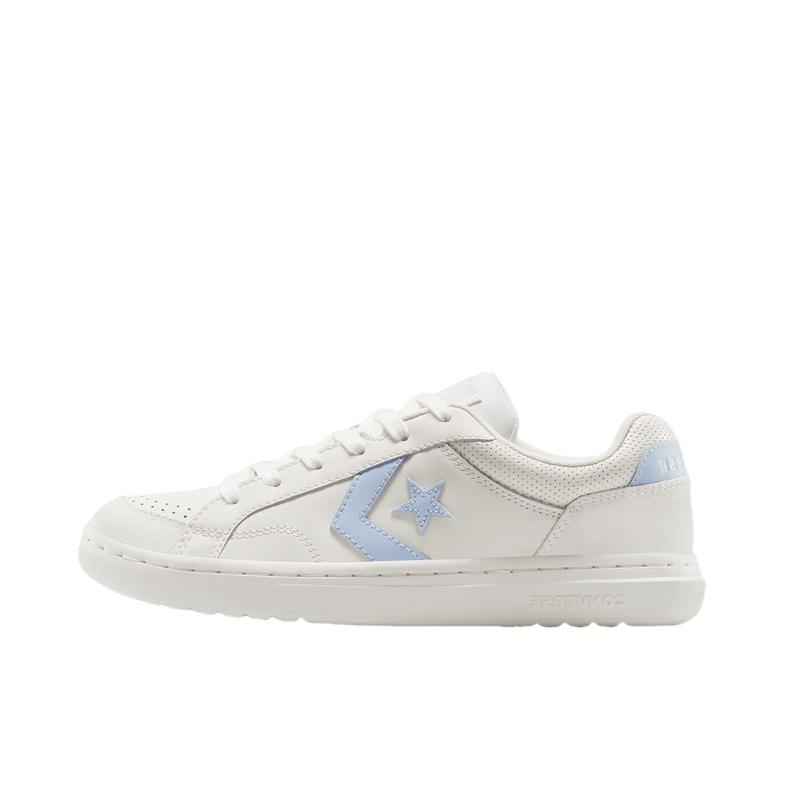 推荐商品：Converse/匡威 Pro Blaze Classic Retro 90s 牛皮革 防滑耐磨 舒适轻便 低帮 百搭时尚 板鞋 白色/蓝色