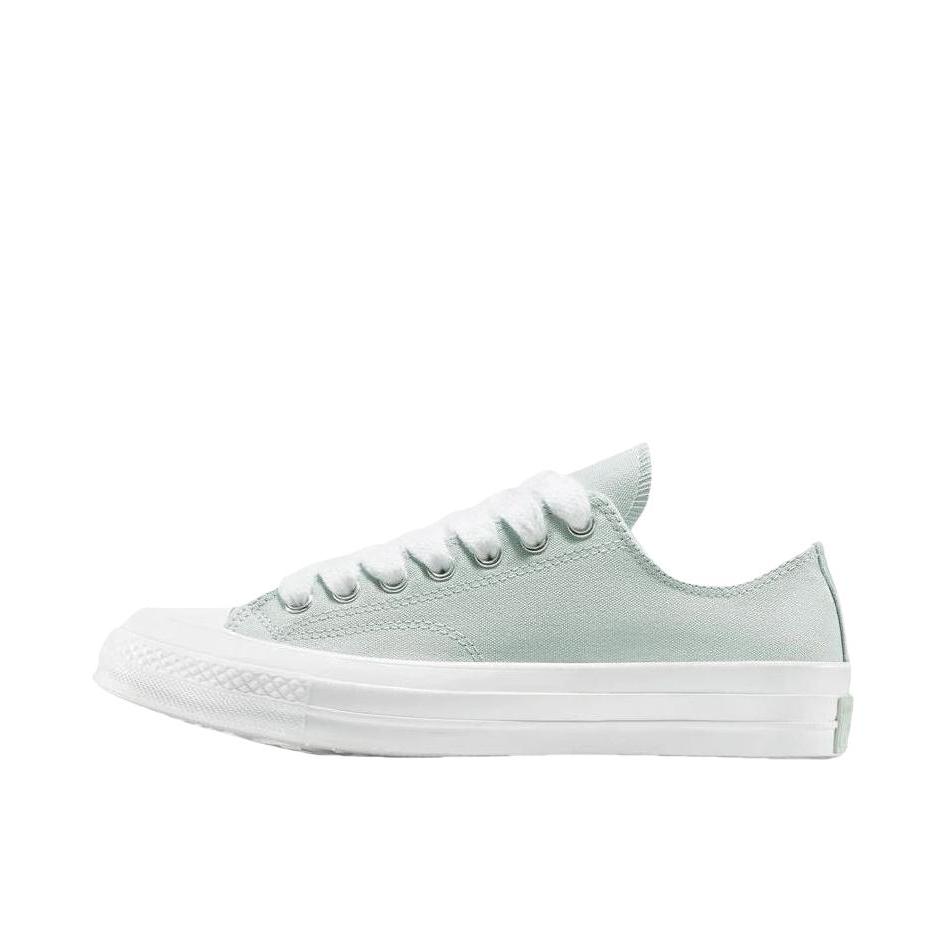 推荐商品：Converse/匡威 Chuck 70 帆布鞋 防滑耐磨轻便透气舒适百搭拼接感方头贴合 浅绿色