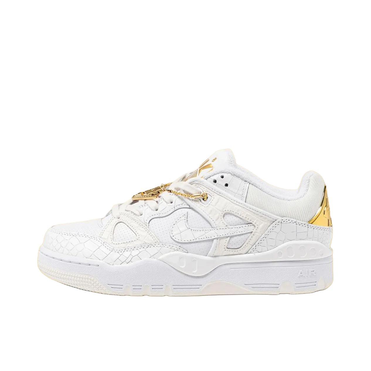 推荐商品：Nike Air Force 3 防滑耐磨 舒适透气 低帮 圆头 时尚 板鞋 白色/金属金