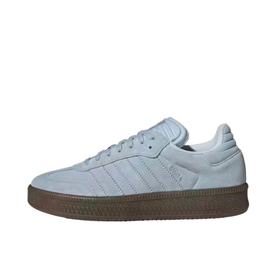 推荐商品：adidas Originals Samba XLG 板鞋 T头鞋 减震轻便防滑耐磨舒适百搭简约薄底 女款/蓝色