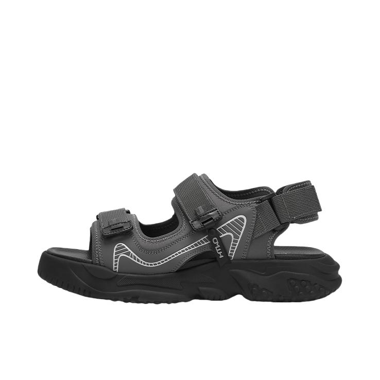 推荐商品：热风 露趾 户外 透气 运动凉鞋 H65M25616 灰色