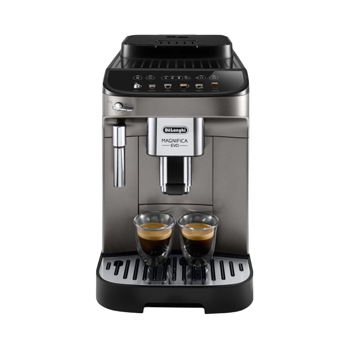 推荐商品：Delonghi/德龙 E MAX 咖啡机 意式 美式进口 全自动 触屏 家用 办公室 现磨一体 泵压 打奶泡 智能