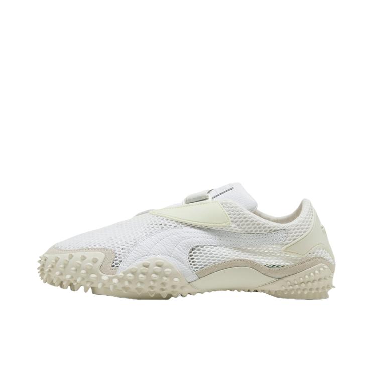 推荐商品：Puma/彪马 Mostro 运动休闲鞋 经典复古防滑耐磨舒适透气圆头网布短跑千禧风薄底贴合 白色/灰色