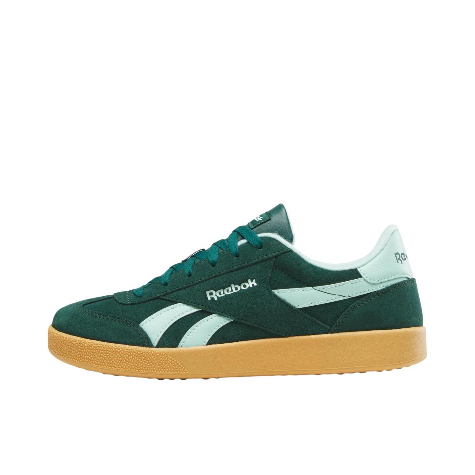 推荐商品：Reebok/锐步 Smash Edge 舒适轻便 圆头 防滑耐磨 低帮 复古 板鞋 德训鞋 绿色