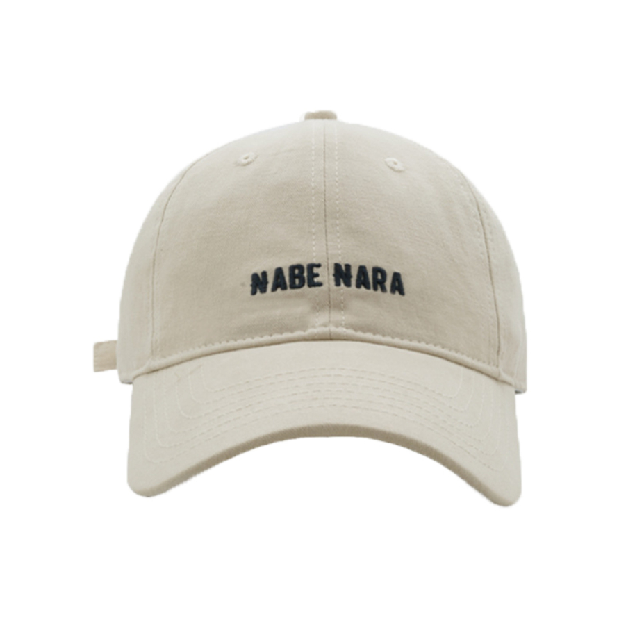 推荐商品：XNKW 简约字母刺绣遮阳弯檐软顶纯棉鸭舌帽 MZ-NABE20