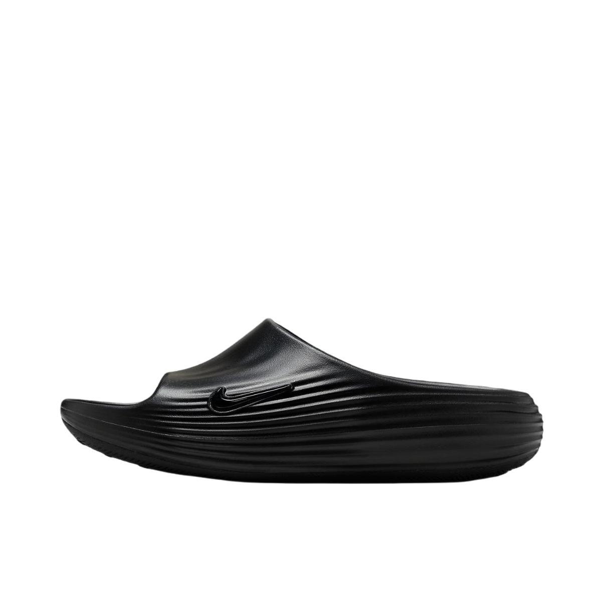 推荐商品：Nike ReactX Rejuven8 舒适 防滑 一字 平底 一脚蹬 拖鞋 女款/黑色