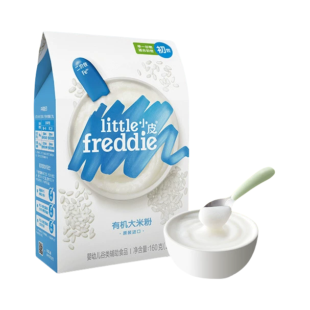 推荐商品：小皮/Little Freddie 欧洲原装进口原味有机米粉多口味 细腻二价高铁营养辅食
