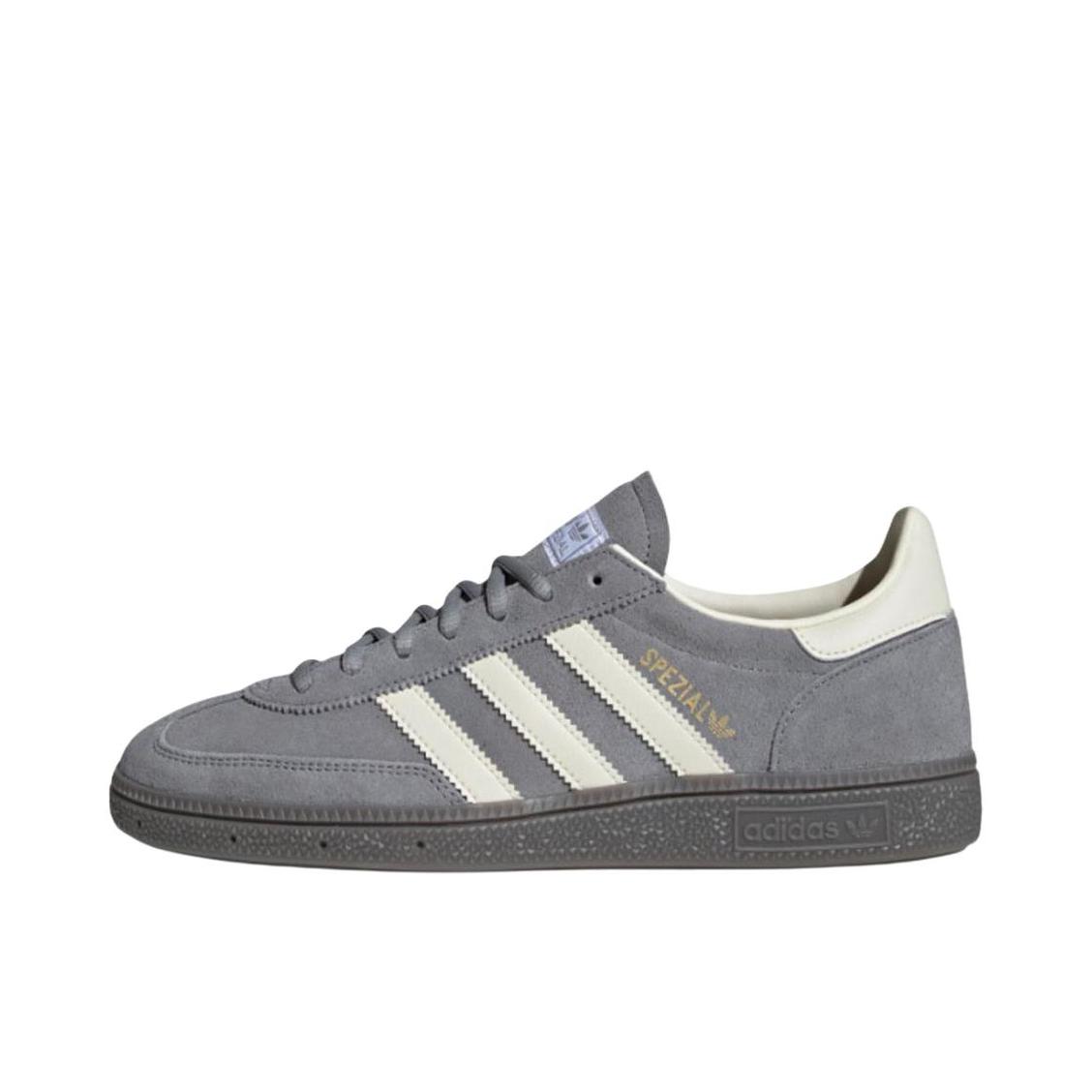 推荐商品：adidas Originals Handball Spezial 薄底鞋 T头鞋 德训鞋 板鞋 简约百搭复古轻便防滑耐磨贴合圆头耐穿 雾灰色