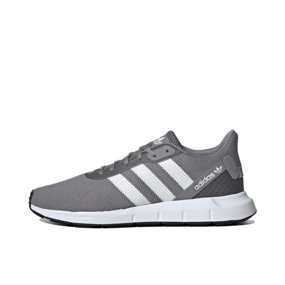 推荐商品：adidas Swift Run RF防滑 跑鞋 灰色/白色