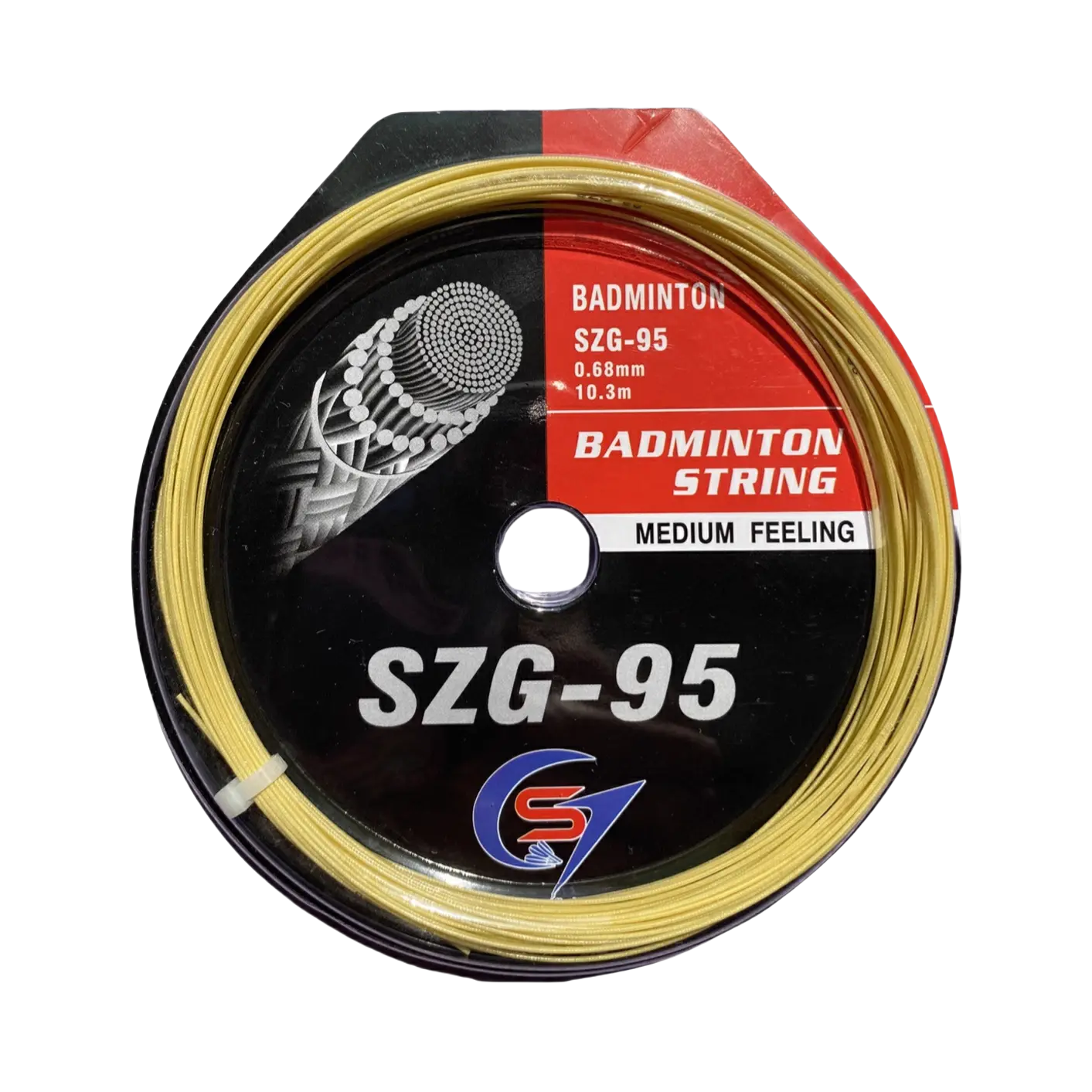 推荐商品：斯庄格 SZG95 耐久 高弹 羽毛球拍线 BS325