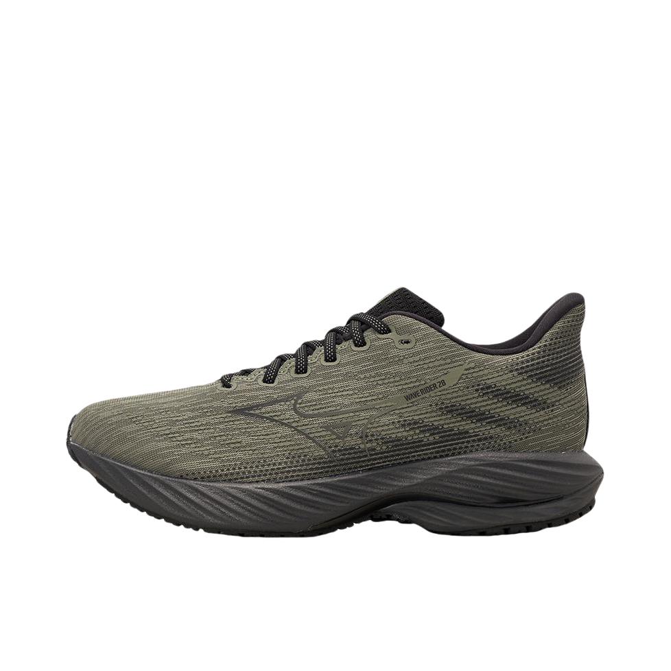 推荐商品：Mizuno/美津浓  Wave Rider  28  防滑 缓震 支撑 回弹  跑鞋 黑色/白色/黄色