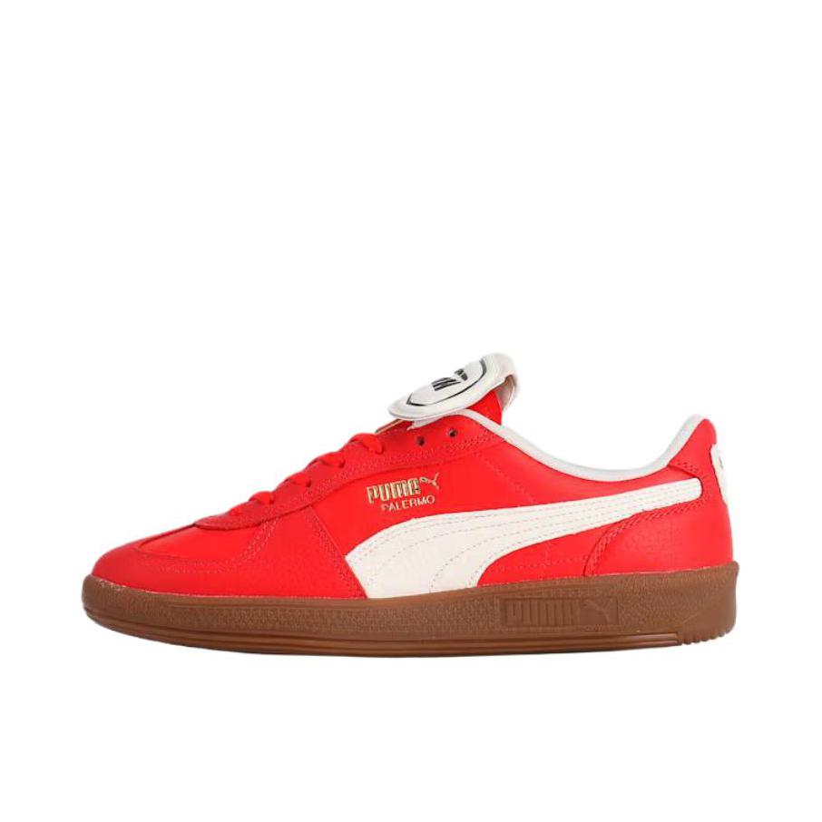 推荐商品：【朴彩英同款】 Puma/彪马 Palermo T头鞋 德训鞋 薄底鞋 板鞋 牛皮防滑耐磨舒适减震时尚复古 红色/棕色